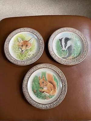 Buy Purbeck Pottery Dinner Plates - Set Of 3,  Size 8.5 Inches - Used • 15£