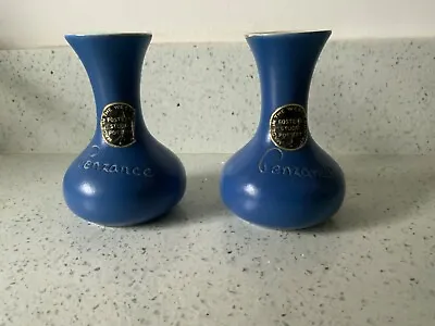 Buy A Pair Of Fosters Studio Pottery Devon Ware Vases, Penzance • 5.99£