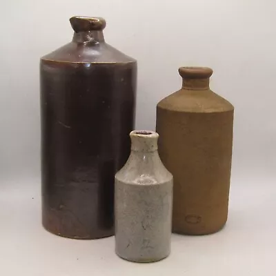 Buy Vintage Stoneware Ink Bottle Doulton Lambeth Bourne Denby & G.E.R X 3 BOTTLES • 39.95£