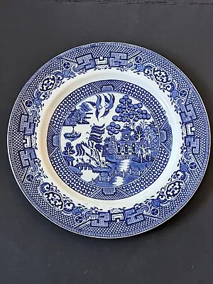 Buy Vintage Swinnertons 'Old Willow' Pattern Blue And White 23cm Plate • 7.99£