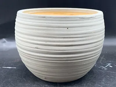 Buy Vintage Spiral Old Studio Pottery Vase  / Plant Pot Danish Modernist  • 15.99£