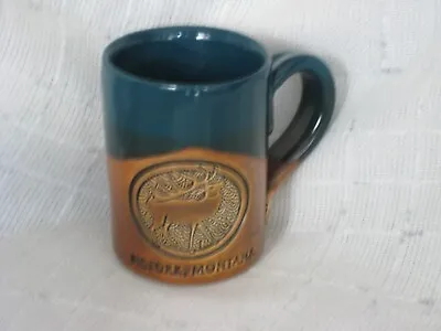 Buy Cold Mountian Pottery / Aware Inc. Handmade Mug,  Elk Pattern  Bigfork Montana • 16.07£