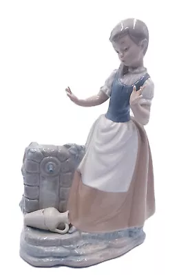 Buy A Stunning Large Lladro / Nao 0223  Oh My Goodness  Girl With Broken Jug Figure. • 28.99£