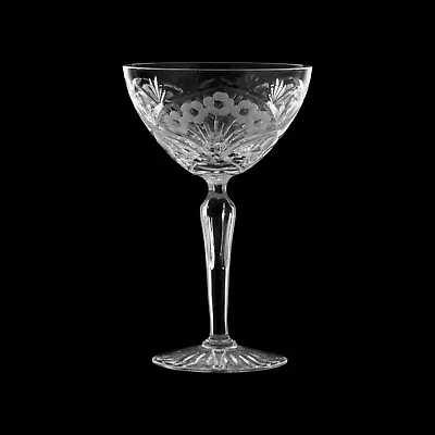 Buy Royal BRIERLEY Crystal - SPRINGTIME Cut - Champagne Saucer Glass - 5 7/8  • 37.99£