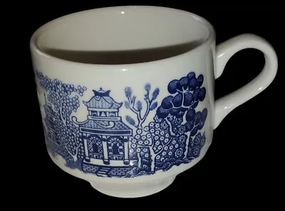 Buy Churchill - Blue Willow - China - Coffee/Tea/Cup/Mug - Made In England - White  • 18.92£