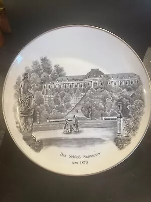 Buy Vintage Kaiser West Germany Das Schloss Sanssouci Ceramic Wall Plate • 15£
