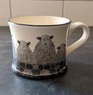 Buy Moorland Pottery Yorkie Ware ‘The Flock’ Sheep Mug Cup Tea Coffee • 18£