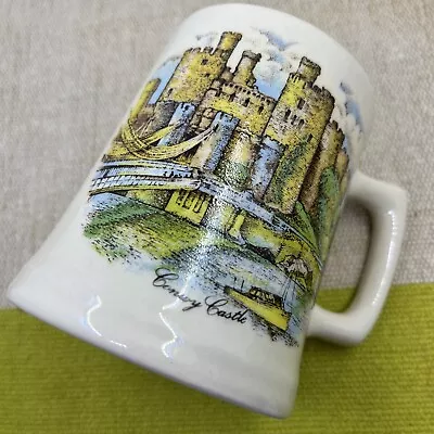 Buy Dragon Pottery, Rhayader, Mug-CONWY CASTLE-Wales-Tea/Coffee-Souvenir-Collectible • 9.99£