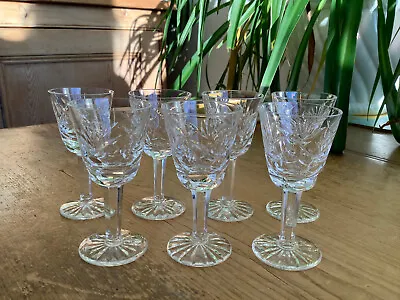 Buy 7 Waterford Crystal Ashling Liqueur Glasses 3.1/2  X 1.3/4  • 21£