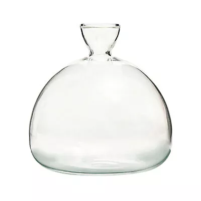 Buy Oval Clear Glass Flower Vase Decoration Glass Plant Pot Home Wedding Decor Party • 11.49£