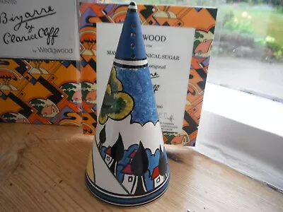 Buy CLARICE CLIFF   MAY AVENUE    SUGAR SHAKER By WEDGWOOD - MINT/CERT/BOX   304/500 • 55£