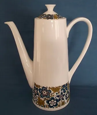 Buy Vintage Royal Tuscan Nocturne Coffee Pot 2 Pint Fine Bone China Made In England • 45£