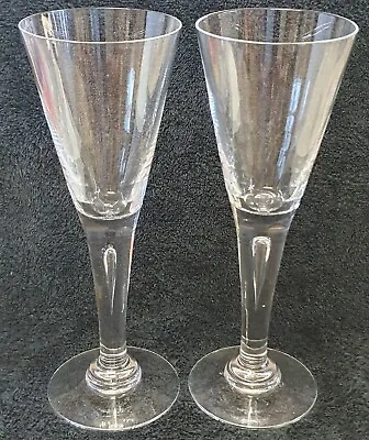 Buy 🔶️2 Frank Thrower Wine Glass Danish Modern Crystal Dartington Sharon England  • 173.65£