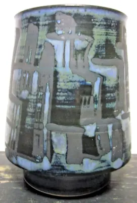 Buy Iden Studio Pottery Sussex Unusual Pot Vase. Damaged. Vintage. • 25£