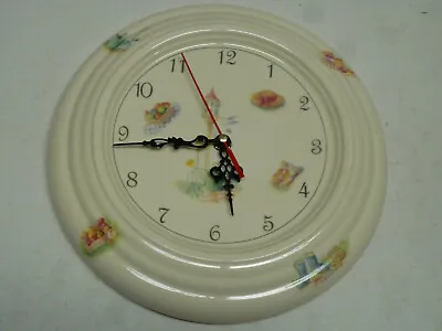Buy Aynsley Edwardian Kitchen Garden Fine Bone China Wall Cottage Clock Rare & New • 29.95£