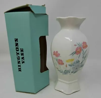 Buy Ringtons Vase Floral Design By Wade Pottery 1987 Boxed • 9.99£