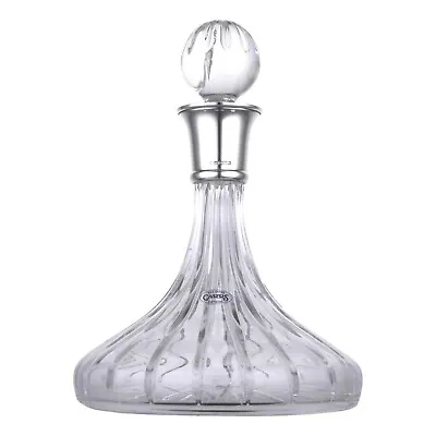 Buy CARRS Silver And Crystal - Cut Ships Decanter / Decanters - 11  • 159.99£