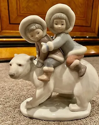 Buy Lladro Figurines Riding A Polar Bear • 79£