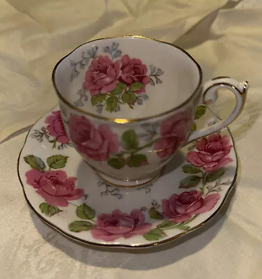 Buy Lady Alexander Rose Queen Ann Fine Bone China England Tea Cup And Saucer • 18.93£