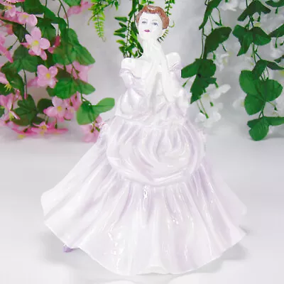 Buy Rare Coalport Figurine Ladies Of Fashion Lavender Gown Bone China Lady Figures • 69.99£