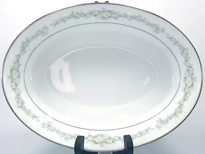 Buy Noritake Donegal Oval Vegetable Bowl 9.5in White Daisies Platinum Serving • 18.25£