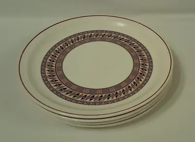 Buy 4 Sadler BHS 'Aztec' Dinner Plates | Tableware | Made In Britain (Approx 10ins) • 25£