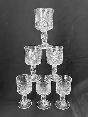 Buy Vintage 6 X Ravenhead Bark Effect Drinking Glasses Goblets 1970s • 15£