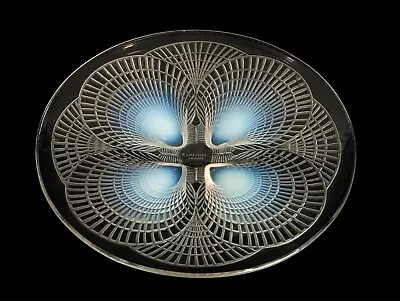 Buy Rene Lalique Coquilles Opalescent Glass Plate Art Deco C1924 - Nr 3011 • 695£