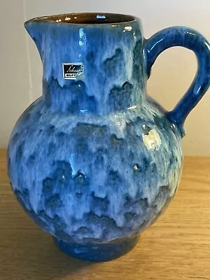 Buy Vintage WEST GERMAN POTTERY Retro Vase MID-CENTURY MODERN Fat Lava By SCHEURICH • 35£