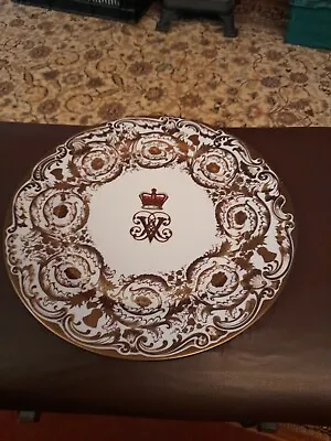Buy Tin Commemorative Plate Royal Collection Victoria And Albert Plate 25.5cm 2008 • 3.50£