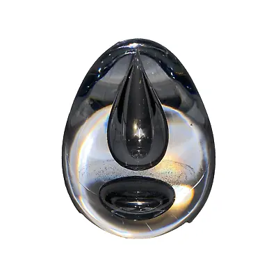 Buy Kosta Boda G. Waff 80-37 Crystal Glass Art Bubble Egg Paperweight • 85.35£