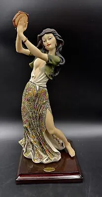 Buy Giuseppe Armani Figurine Spanish Gypsy Dancer 0417C Statue Capodimonte Italy “N” • 710.42£