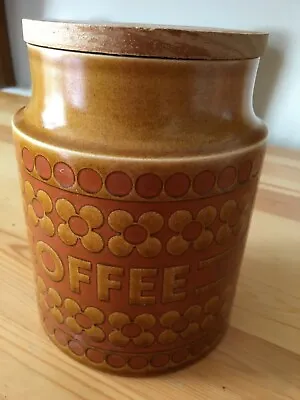 Buy Vintage Hornsea Storage Coffee Jar Cannister  Saffron Pattern • 11£