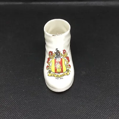 Buy Carlton Crested China Old Boot Souvenir Of St Blaise • 4£