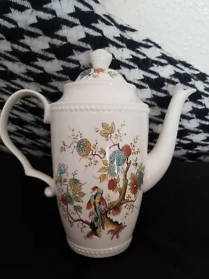 Buy Porcelain Coffee Pot From Royal Cauldon Bristol Ironstone Paradise Design Vintag • 7.50£