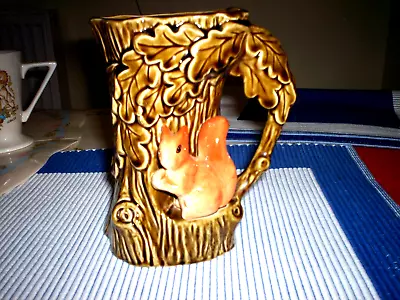 Buy Vintage Sylvac Woodland Tree Squirell Jug Vase 4241 • 15£