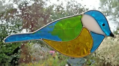 Buy MULTI COLOUR GARDEN BIRDS SUN CATCHER * STAINED GLASS EFFECT * 11 Cm  With Hook • 6.50£
