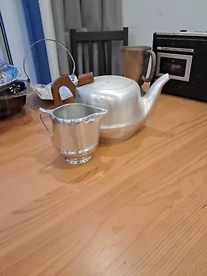 Buy Vintage Picquot Ware 2 Piece Set J6 Teapot And Milk Jug • 20£