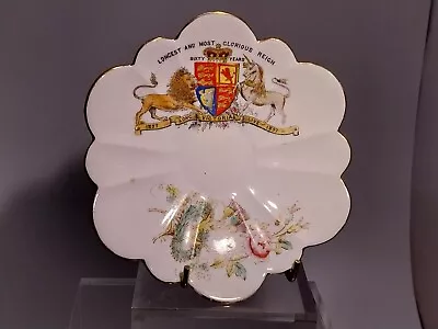 Buy The Foley China Longest Reign Queen Victoria 1837-97 Saucer Plate • 9.99£