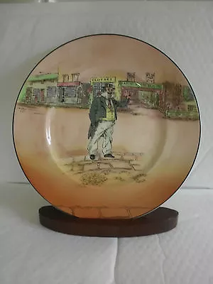 Buy Royal Doulton Dickens Ware D6327 27cm Cap'n Cuttle Cabinet Dinner Plate - VGC • 8£
