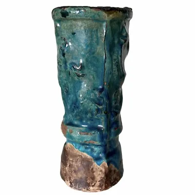 Buy Signed Vintage Islander Tiki Mug Art Pottery Vase Italian Bitossi Style • 38.36£