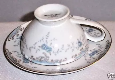 Buy Pattern 5303 Seville By Imperial China Blue Rose Footed Cup & Saucer • 7.64£