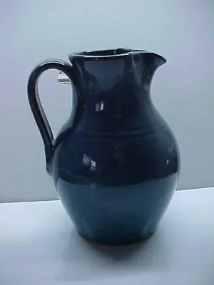 Buy Jugtown Ware Pottery Pitcher Glazed 6.75 Signed Vernon Owens 2001 Blue • 8.67£