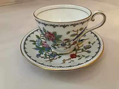 Buy Vintage Aynsley  Pembroke  Bone China Tea Cup With Saucer, VGC • 22.50£