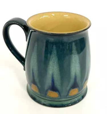 Buy Denby Green Yellow Flame Tudor Mug #B4 • 17.95£