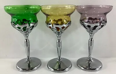 Buy 3-Piece Art Deco Farberware Morgantown Glass Drinkware • 26.49£