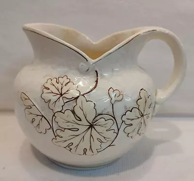Buy Antique Avalon Faience Co. Late 1800's Buttercup Pattern Water Pitcher Milk Jug • 95.91£