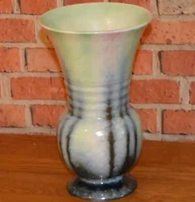 Buy SylvaC Vase 1563 Blue Green Iridescent 10 Inches Tall Excellent Condition • 16£