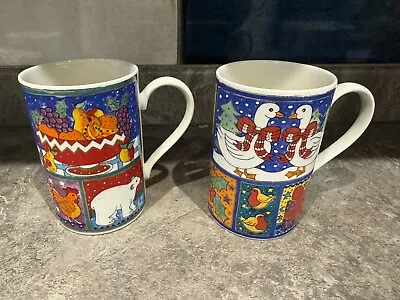 Buy Dunoon Winter Wonderland Coffee Mug X 2 Made In Scotland Stoneware Lovely • 4.99£