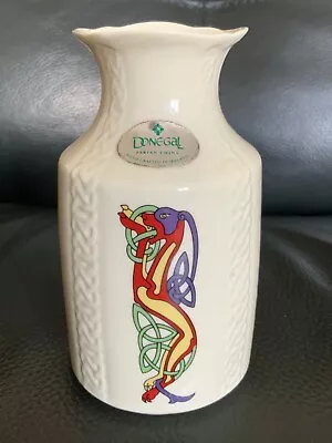 Buy Irish Parian Donegal China Knotwork Celtic Hound / Dog Vase, 5 Inches High • 10.99£